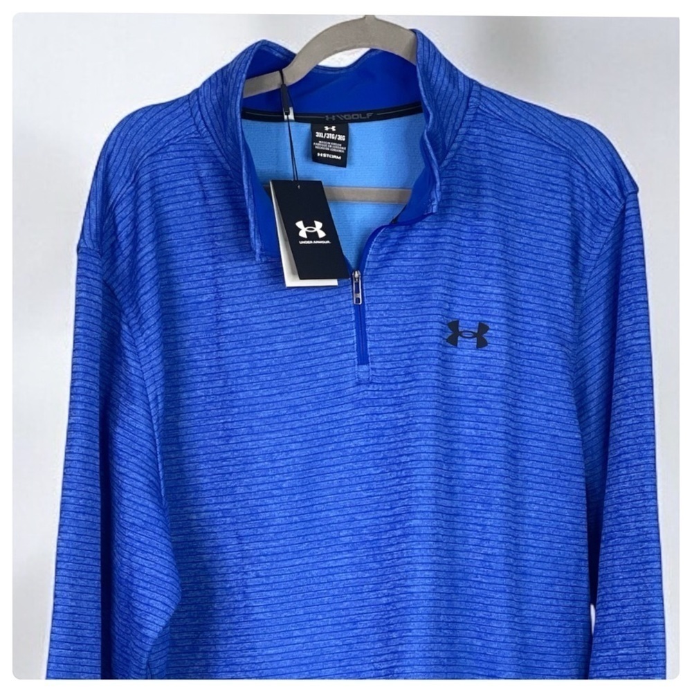 Underarmour Golf 1/4  Zip loose Storm  Sweater Fleece 3 XL - Picture 5 of 8